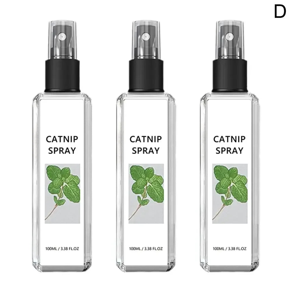 Cat Mint Calming Spray Anxiety Relief Increase Vitality Catnip Infused No Mess Pet Behavior Training Interactive Cat Toy for Cat