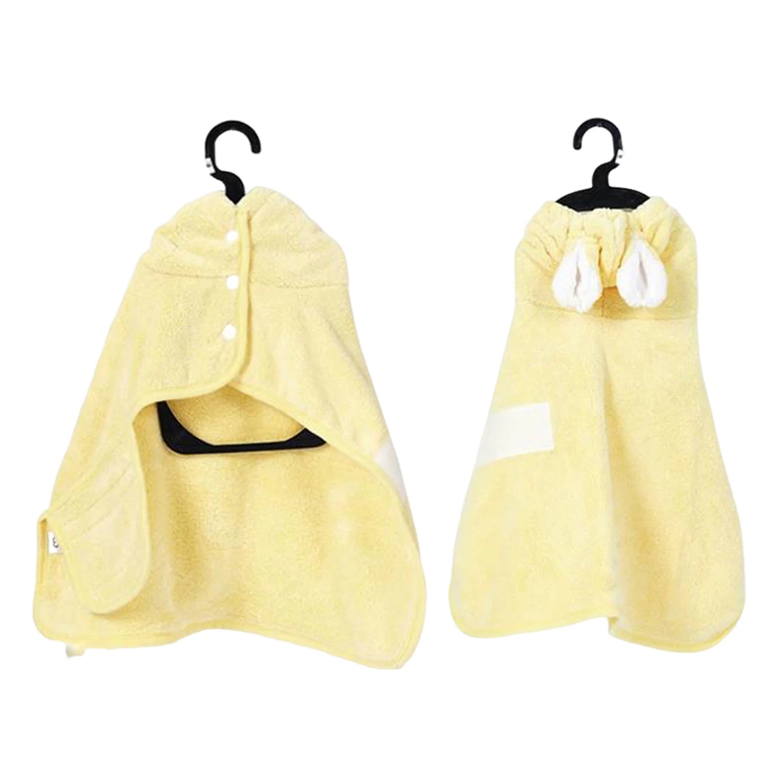 Dogs Bathrobe Cute Capes Bath Towel Soft Cozy Ultra-Absorbent Drying Coat Robe For Stylish Pet Lover Bath Clothing