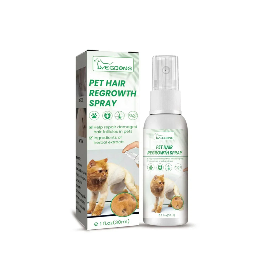 Dog Hair Loss Treatments Supplements for Dogs Cats Non-Toxic Safe Ingredient Use on Body Promotes Hair Growth