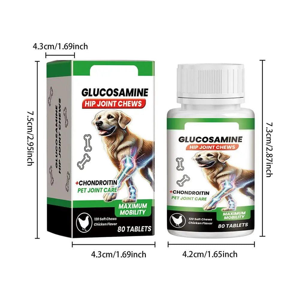 Dog Joint Support Chews Glucosamine Chondroitin Hip Joint Chews For Dogs Mobility Support Enhance Vitality Pet Joint Care