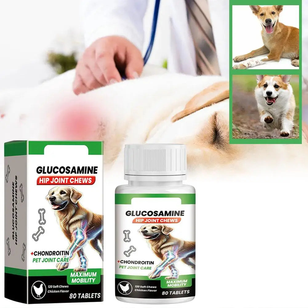 Dog Joint Support Chews Glucosamine Chondroitin Hip Joint Chews For Dogs Mobility Support Enhance Vitality Pet Joint Care