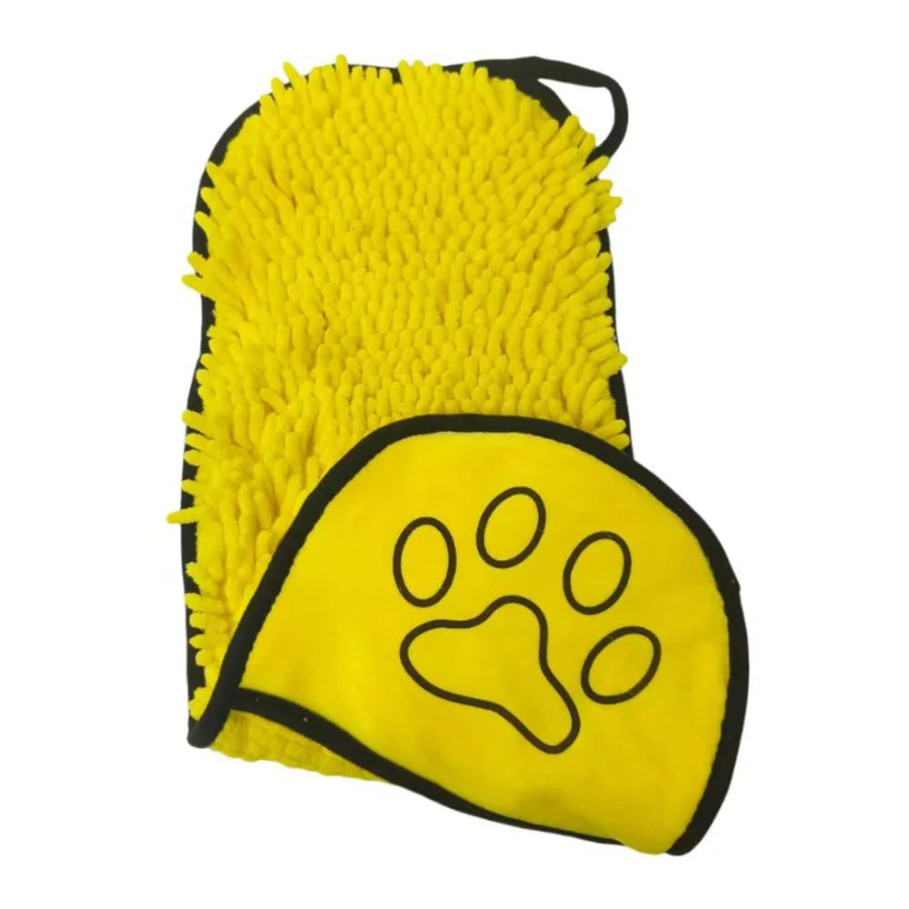 Super absorbent and quick-drying pet dog towel, cat bathing towel, special for large dogs like Teddy and Golden Retriever
