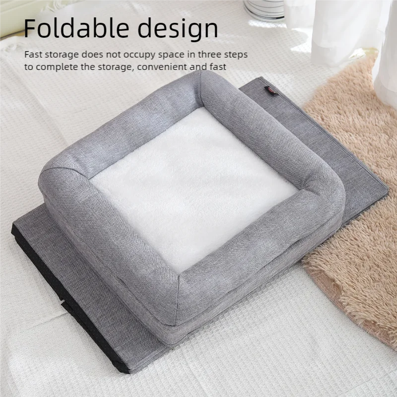 Cat's nest is warm in winter, removable and washable, fully enclosed and easy to clean, large and foldable, suitable for all sea