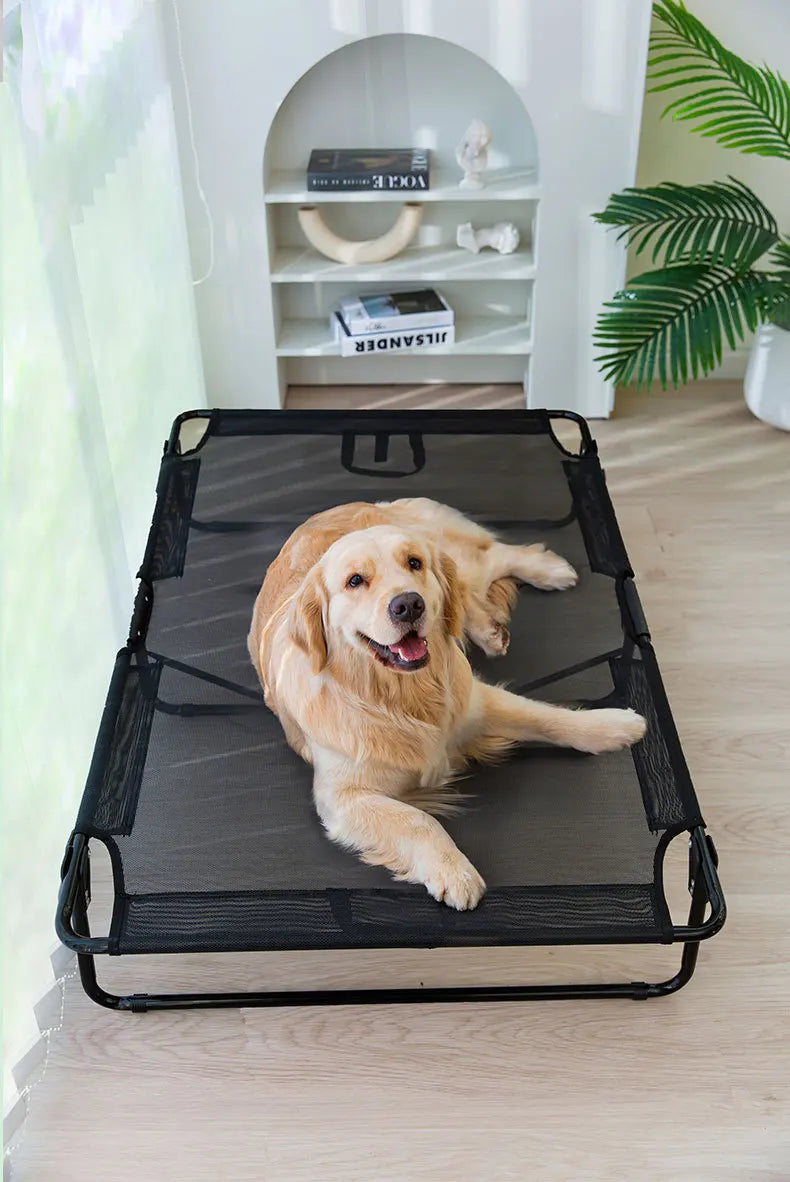 Dog Bed Breathable Dog Beds for Large Dogs Camping Sleeping Mats Kennel Anti-moisturizing Chew Proof Dogs Bed Foldable Kennel