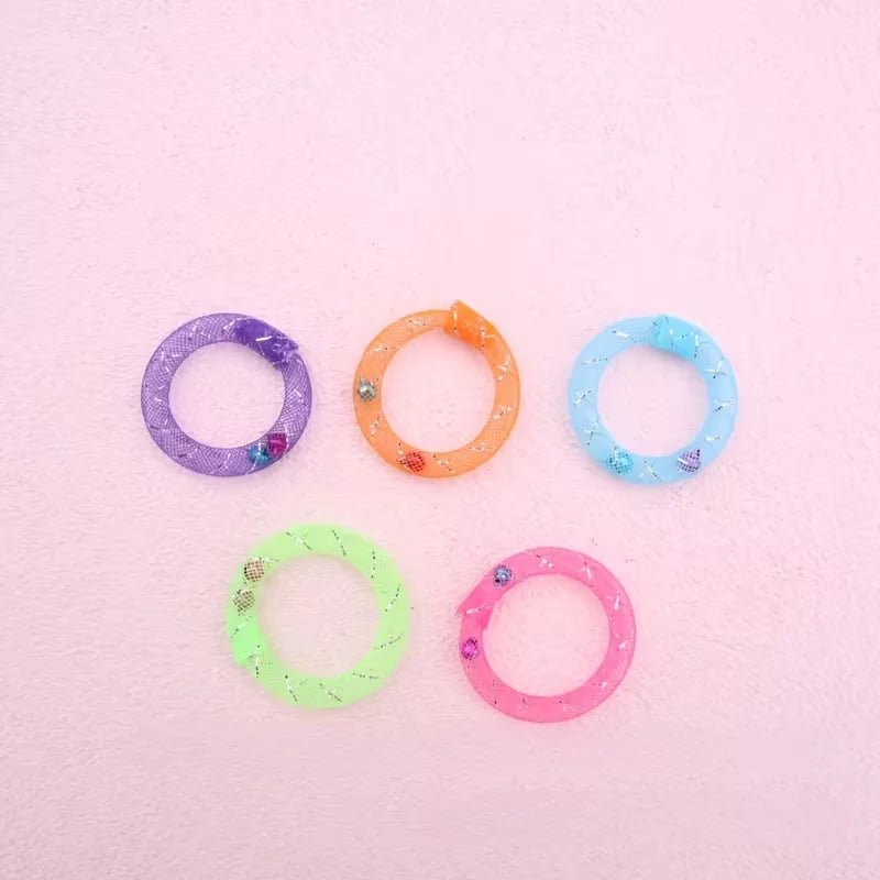 Cat toys - Soft netted cat self-amusement doughnut, bell-activated self-amusement toy - Suitable for all cats to play with