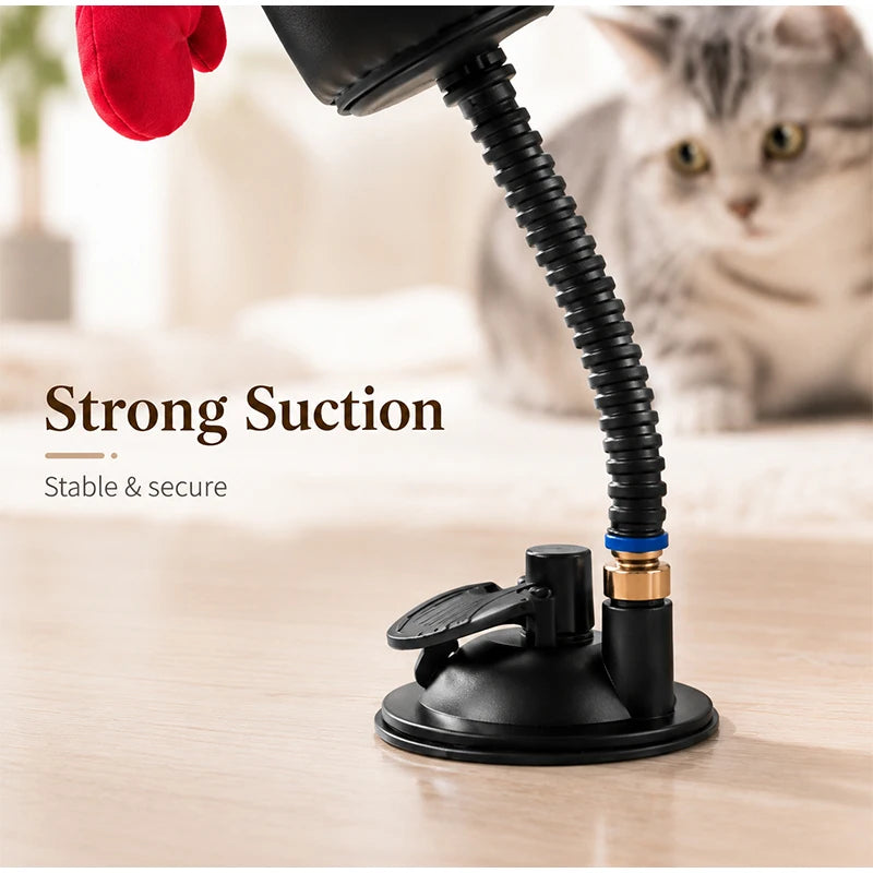 Cute Boxing Cat Toy Training Interactive Cats Relieve Boredom  Fists Tumbler Toys Relax Decompress Tease Cats Boxing Gloves