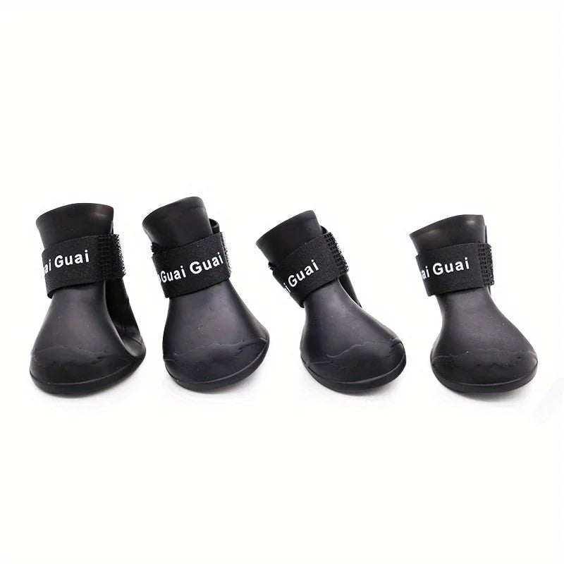 Pet Shoes Cute Pet Dog Shoes Rainproof Puppy Boots Anti-Slip Dog Shoes
