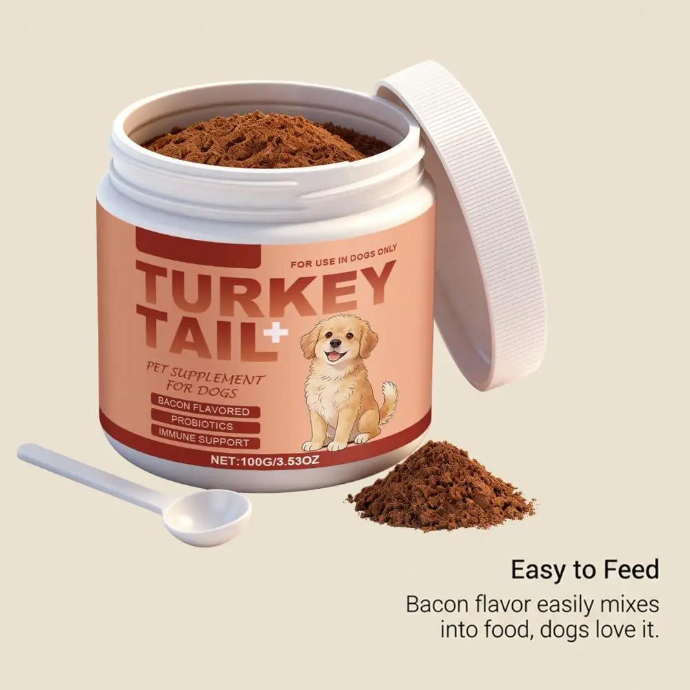 100g Bacon Flavored Pet Health Supplement Elderly Dog Maintenance Joint Intestinal Skin Care Dog Probiotics Immune Support Agent