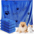 Dog Towels,Quick-Dry Microfiber  - Absorbent Pet Bath & Paw Cleaning Cloths for Medium Breeds, 40x24 Inch