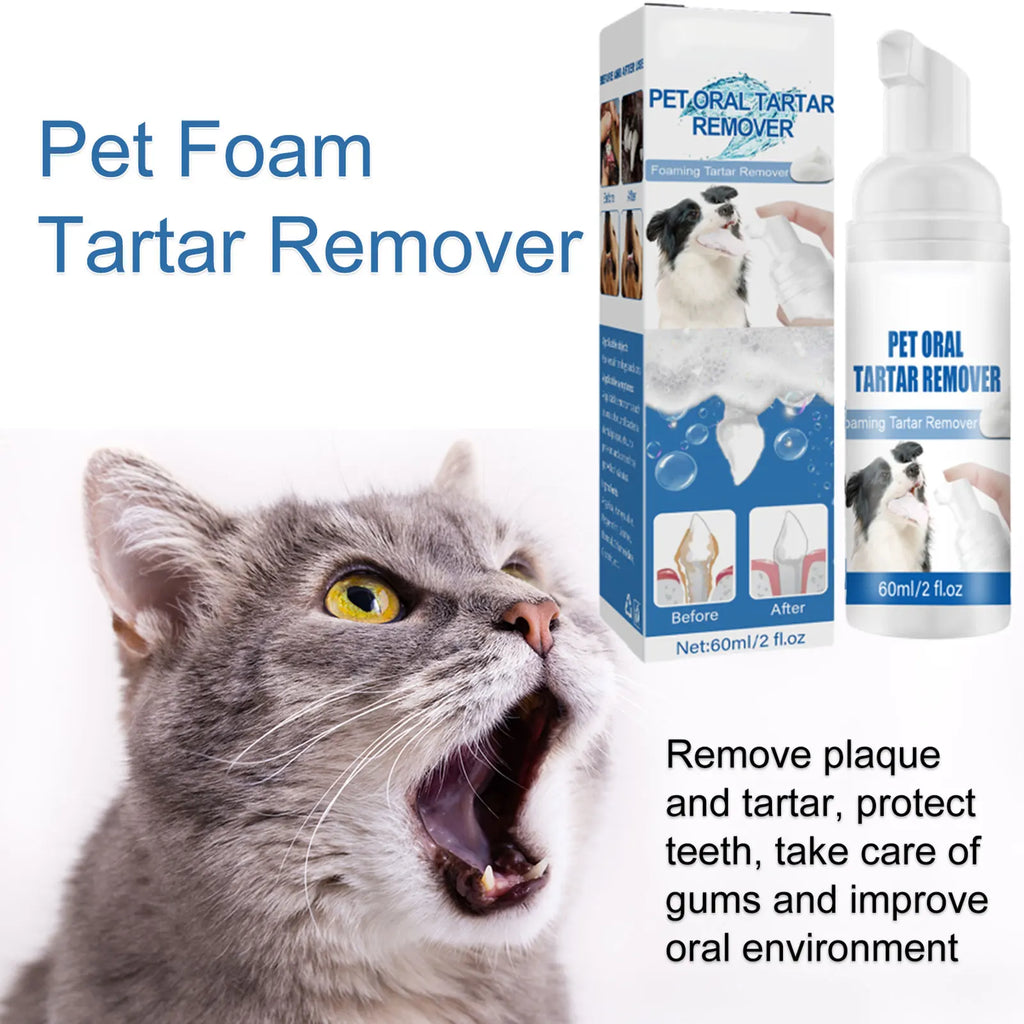 Dog Dental Care Foam Dog Oral Breath Freshener Keep Dog Breath Fresh And Teeth Clean Supports Gum Health Dog Dental Care.
