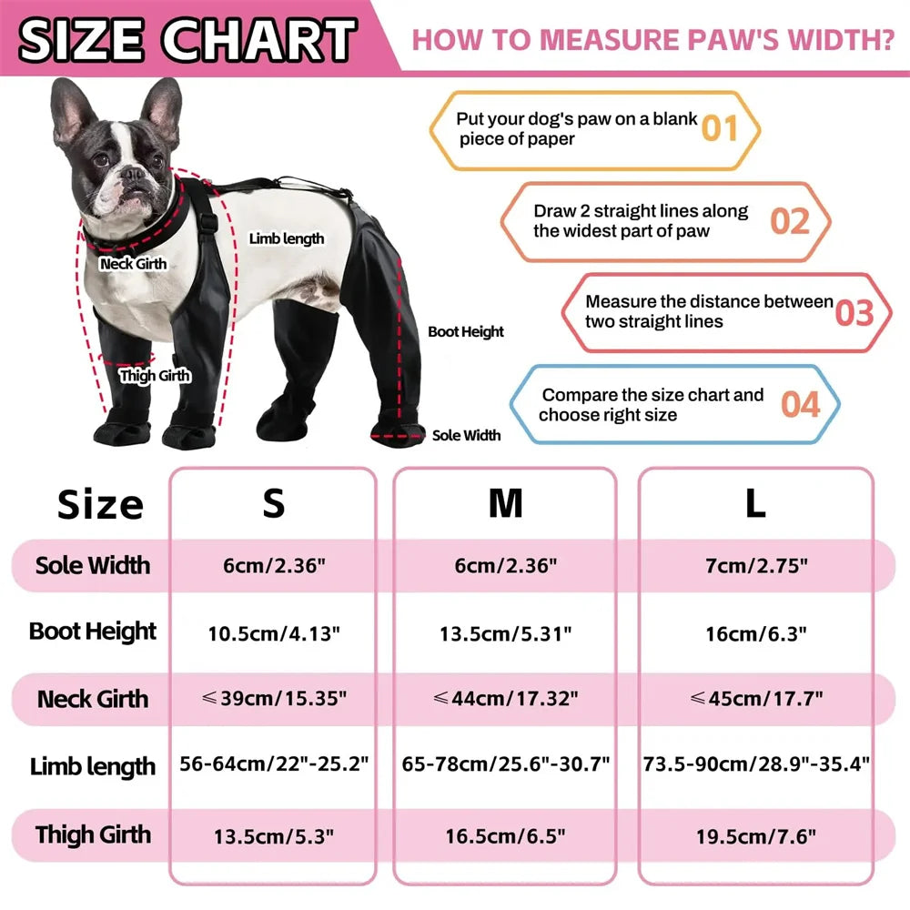 2025 New Anti-Slip Dog Shoes Pet Paw Protector Adjustable Rain Snow Booties for Outdoor Walking Running Pet Supplies Dog Shoe