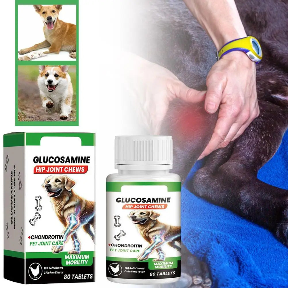 Dog Joint Support Chews Glucosamine Chondroitin Hip Joint Chews For Dogs Mobility Support Enhance Vitality Pet Joint Care