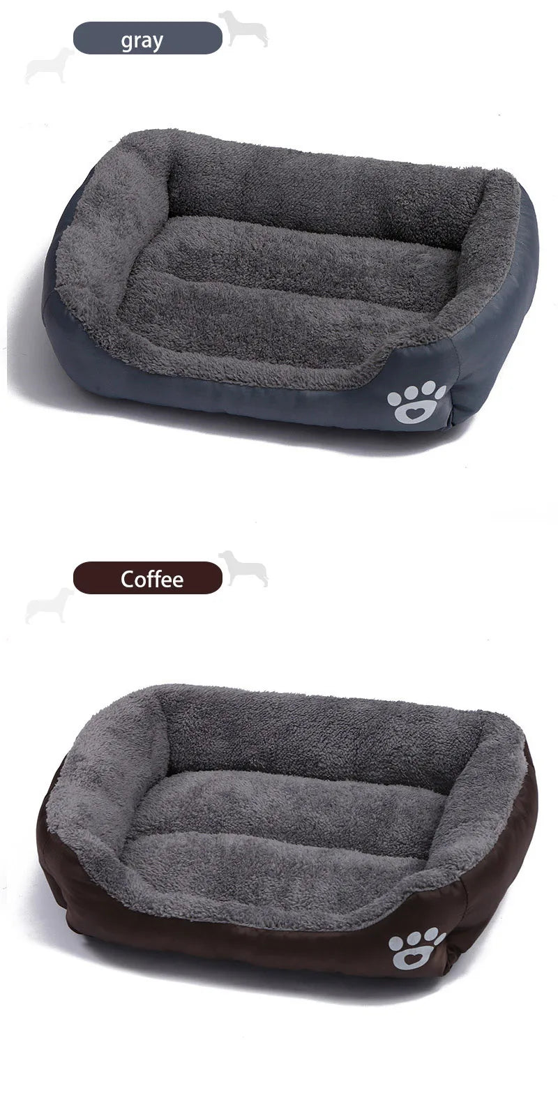 Dog Bed Pets House for Puppy Small Medium Large XXL Supplies Kennel Mat Nesk Sleeping Plush Washable Cat cushion Products indoor