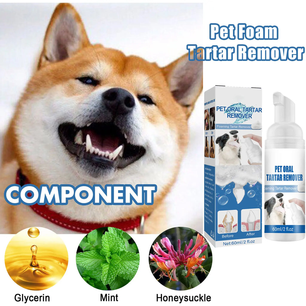 Dog Dental Care Foam Dog Oral Breath Freshener Keep Dog Breath Fresh And Teeth Clean Supports Gum Health Dog Dental Care.