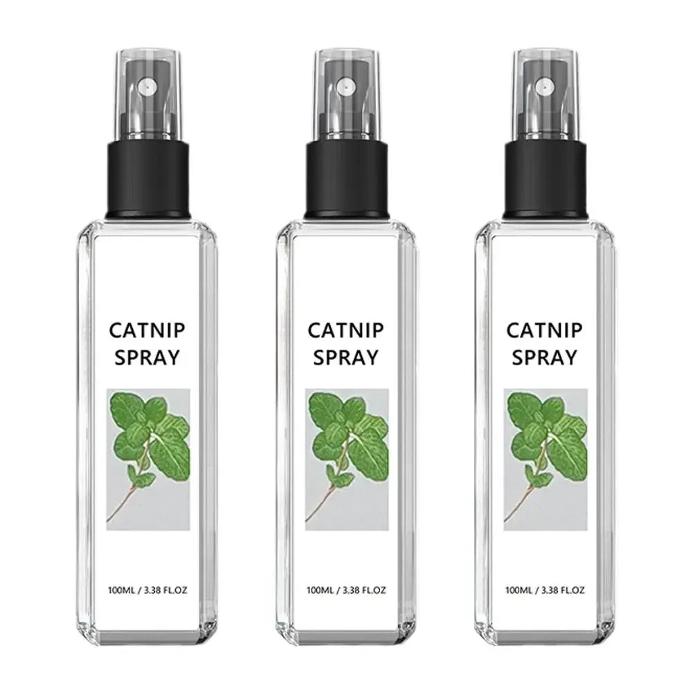 Cat Mint Calming Spray Anxiety Relief Increase Vitality Catnip Infused No Mess Pet Behavior Training Interactive Cat Toy for Cat