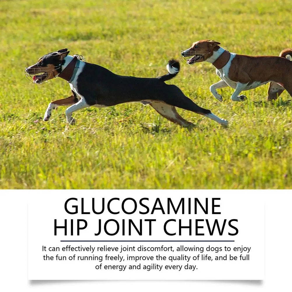 Dog Joint Care Tablets Pet Hip and Joint Supplement Glucosamine Chondroitin Soft Chews Mobility Support Dog Health Nutrition
