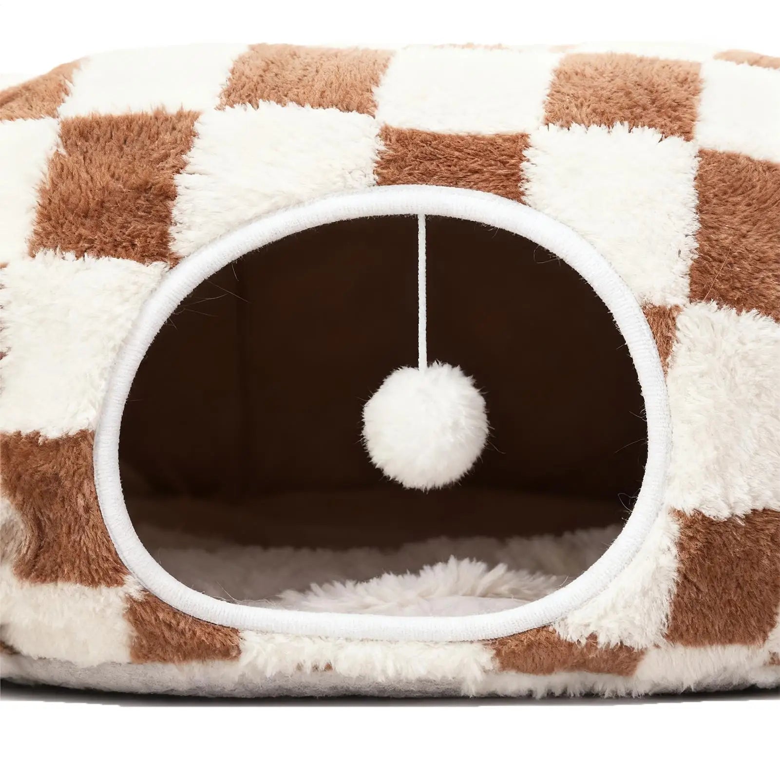 Cat Cave Donut Interactive Toys Washable With Ball Cat Tunnel Donut Kitten Bed For Kitten Puppy Small Dog Bunny Pet Enrichment