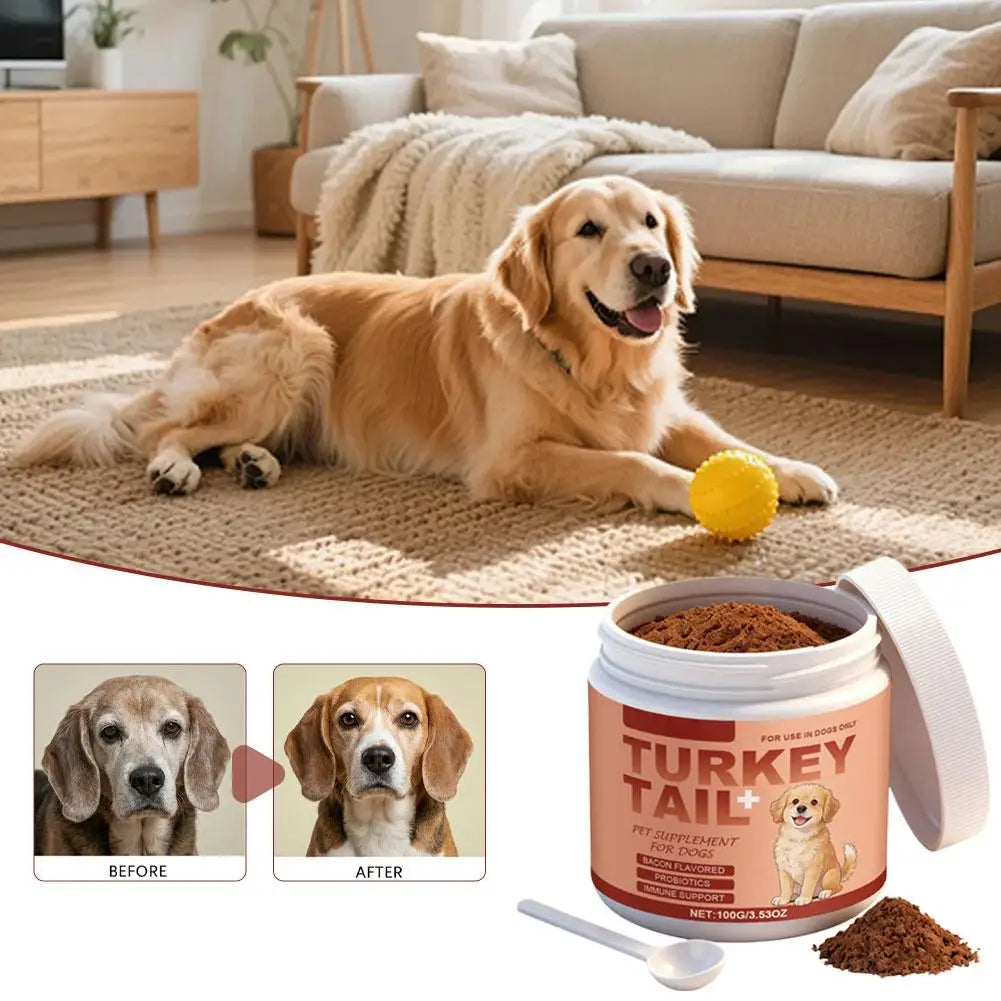100g Bacon Flavored Pet Health Supplement Elderly Dog Maintenance Joint Intestinal Skin Care Dog Probiotics Immune Support Agent