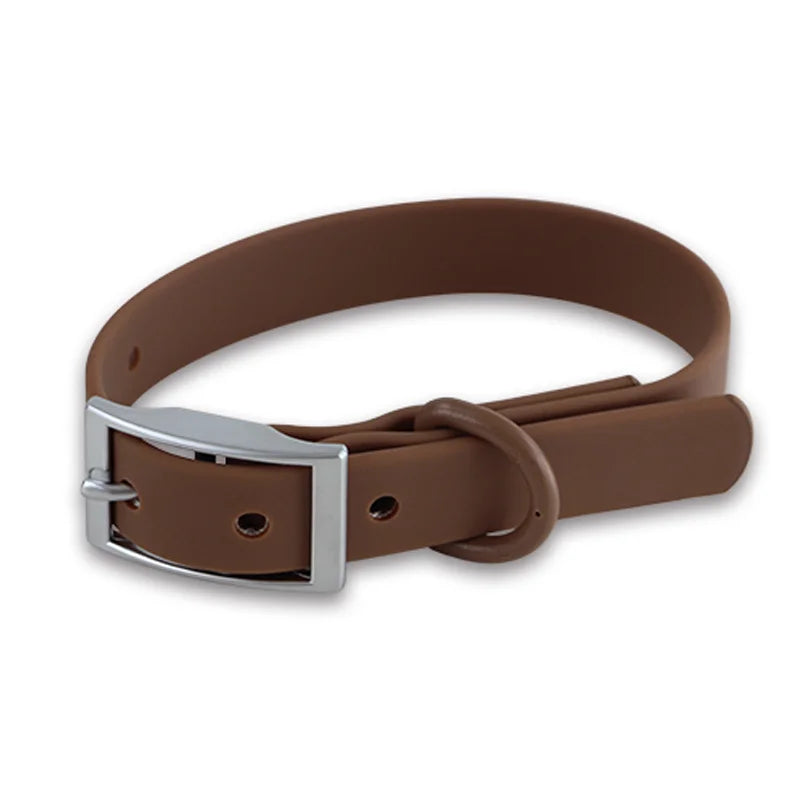 Universal Waterproof Dog Collars With Zinc Alloy Buckle PVC Rubber for Medium Small Dog Collar for Cats