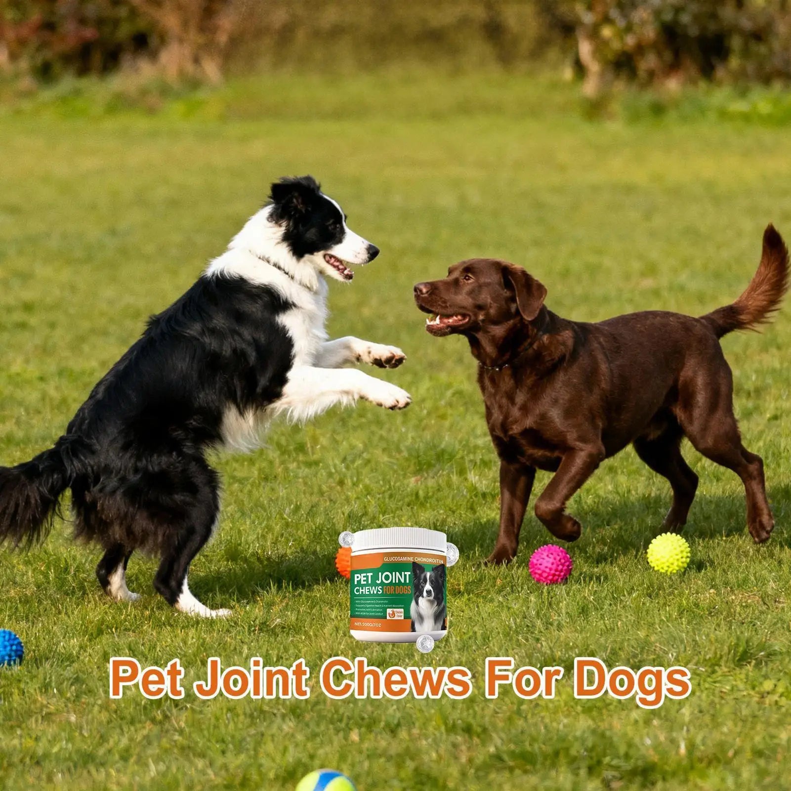 Dog Joint Supplement Chewable Pill 100-piece Dog Joint And Hip Supplement For Home Travel Daily Care Digestive Absorption Pet