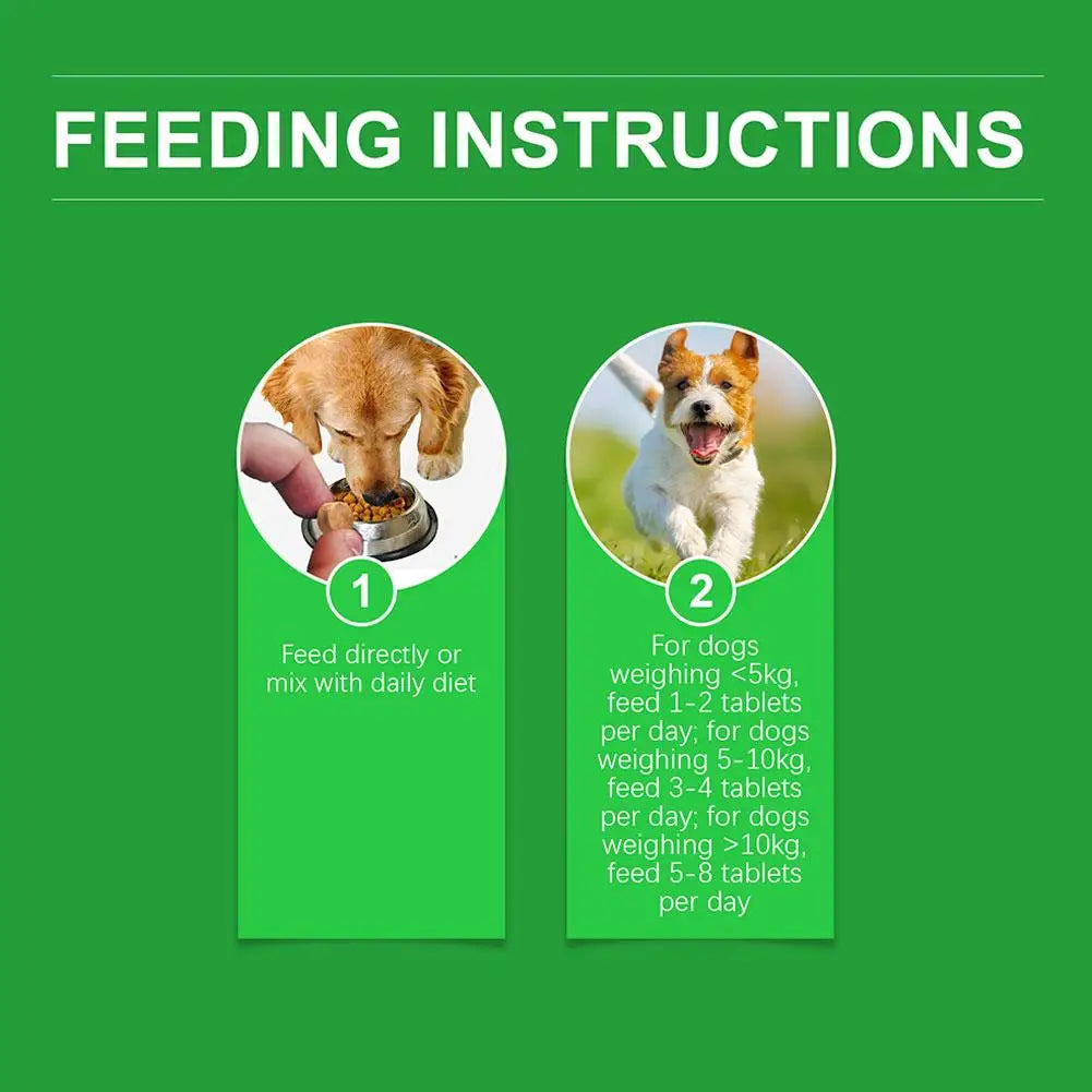 Dog Joint Care Tablets Pet Hip and Joint Supplement Glucosamine Chondroitin Soft Chews Mobility Support Dog Health Nutrition