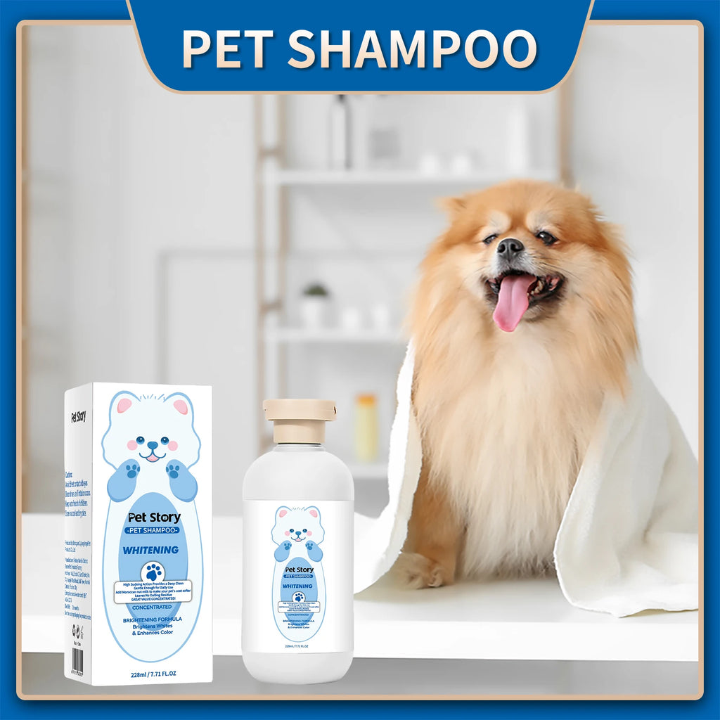 228ml PET Cleaning High Quality Safe Pet Dog Shampoo Body Wash Tender Skin Odor Removing Cleansing Petcleaning for Dogs Cats
