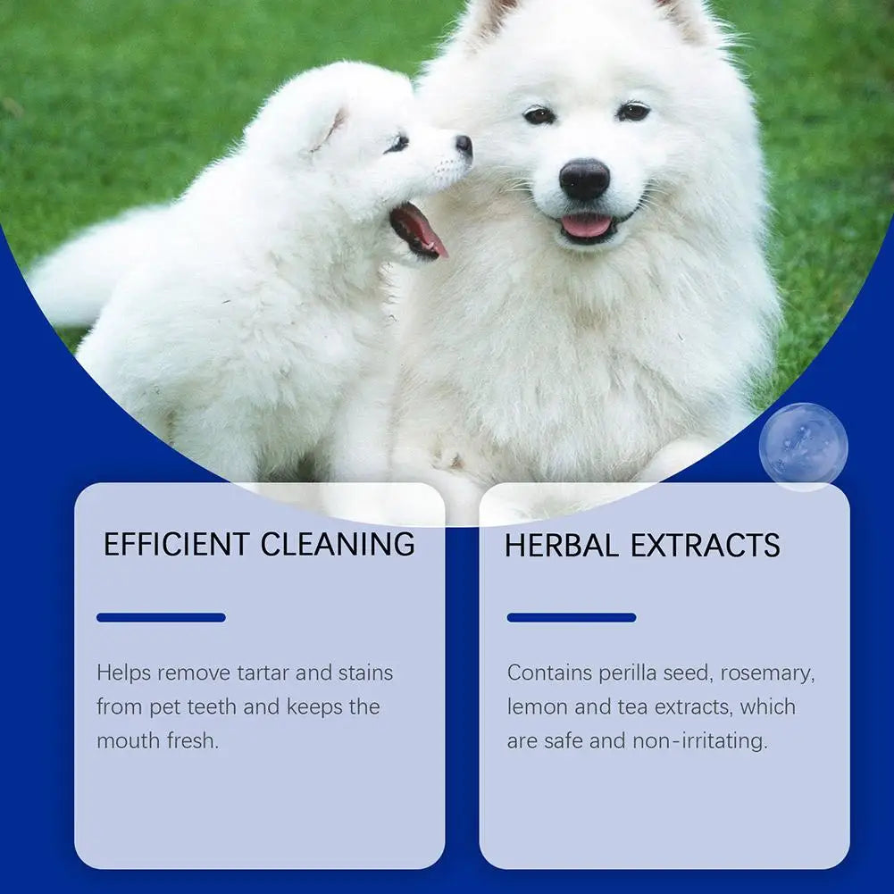 80g Dog Teeth Cleaning Powder Natural Ingredients Safe Non-irritating Maintain The Oral Health Of Dogs Dog Teeth Cleaning Powder