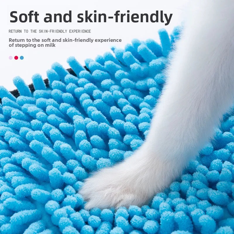 Super absorbent and quick-drying pet dog towel, cat bathing towel, special for large dogs like Teddy and Golden Retriever