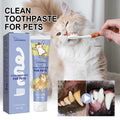 Pet Toothpaste For Cat Dog Fresh Breath Deep Cleaning Removing Stain Oral Plaque Prevent Teeth Calculus Cats Edible Toothpaste
