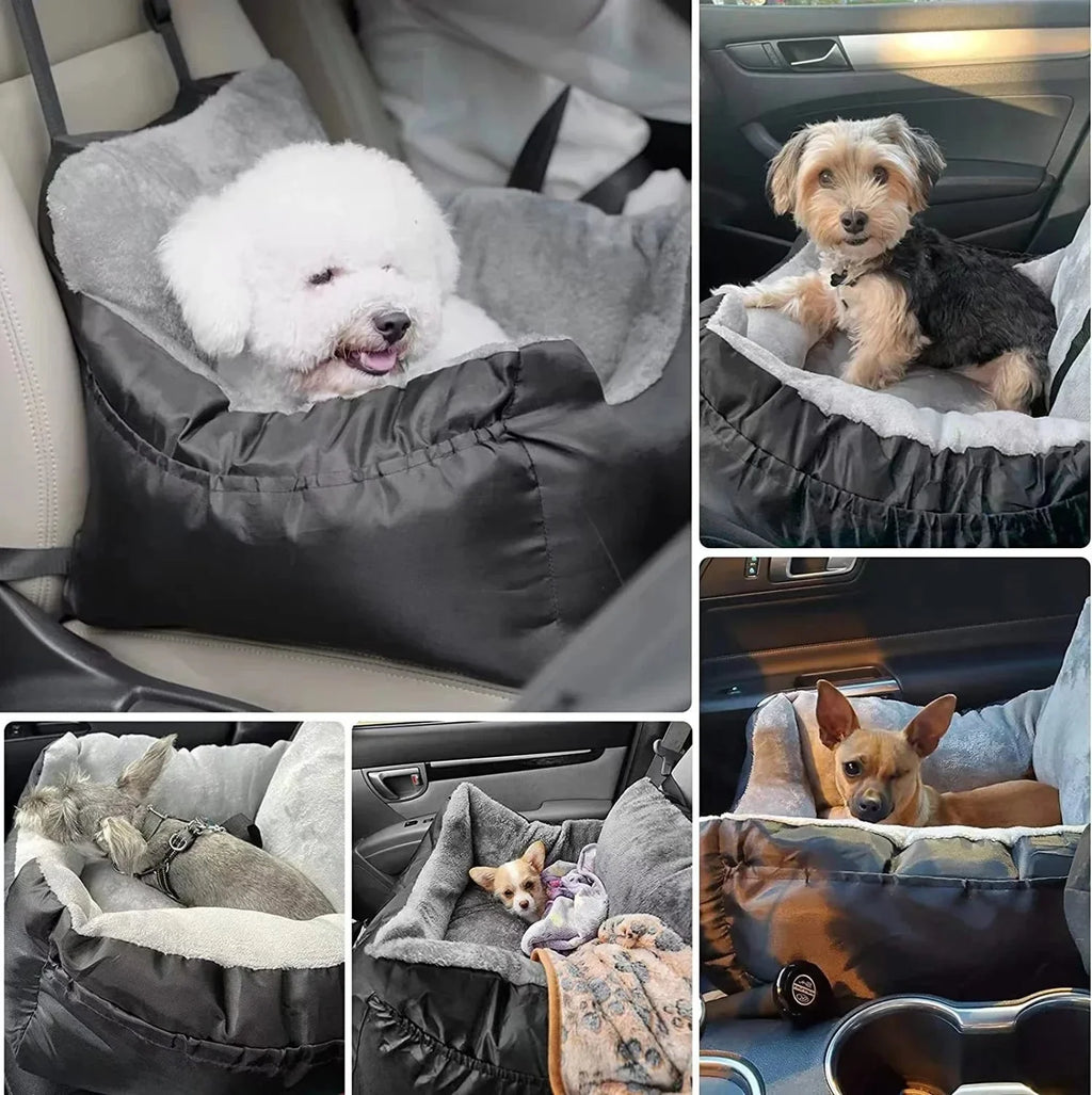 Dog Bed Removable  Machine Washable Pet Car Seat Cover Pet Animal Nest Cushion Dogs Cats Sofa Bedding Travel Mattress for Pets