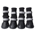 D2 4Pcs Set Pet Dog Shoes Anti Slip Protective Boots Dog Socks for Large Dogs Cat Waterproof Winter Dog Pet Puppy Shoes For Dogs