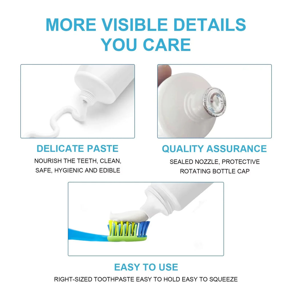 Pet Toothpaste for Dogs Fresh Breath Oral Cleaning Bad Breath Dental Plaque Edible Toothpaste Improve Your Pet's Gum Health