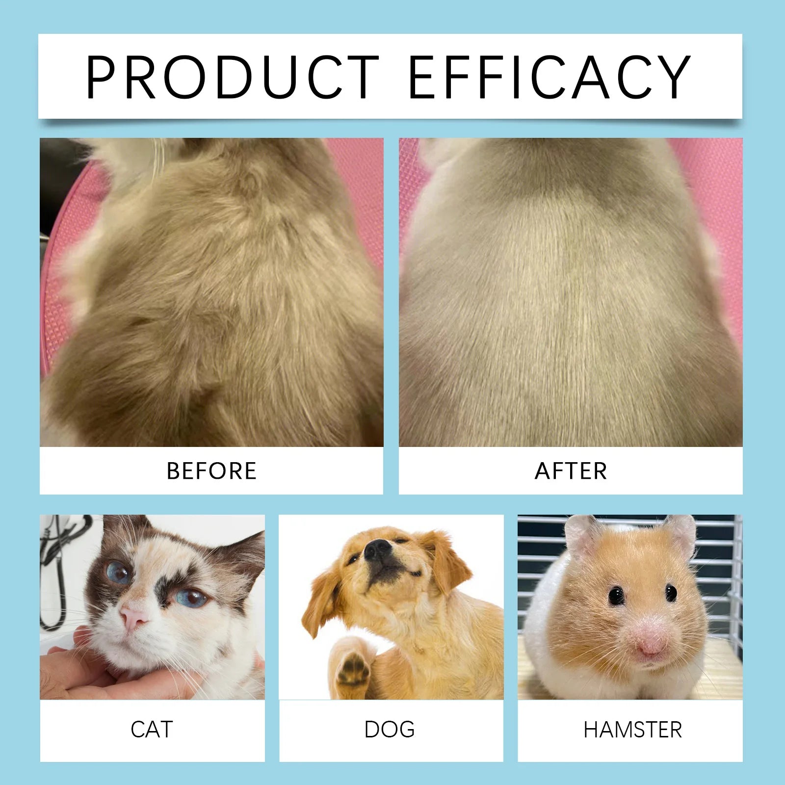 Dog Grooming Spray Effectively Remove Dirt Impuritie Solve Hair Tangles Smoothing Hair Lasting Moisturizing Pet Detangling Spray
