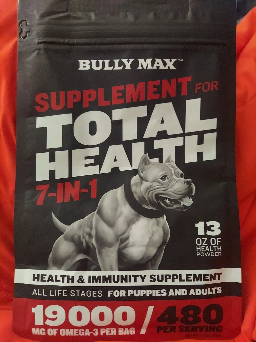 DOG Bully Max 7-In-1 Ultimate Total Health 13oz/bag