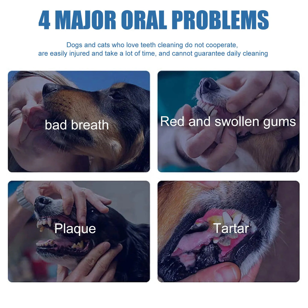 Dog Dental Care Foam Dog Oral Breath Freshener Keep Dog Breath Fresh And Teeth Clean Supports Gum Health Dog Dental Care.
