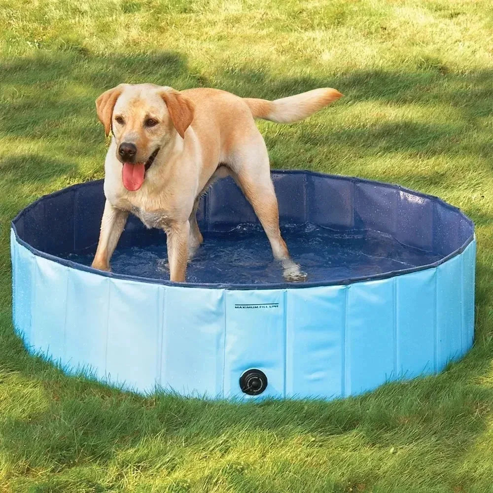 Pet Swimming Pool Bath Supplies Foldable Large Dog Bath Pet Pool Golden Retriever  Cat Bath Baby Bath  Dog Swimming Pool Outdoor