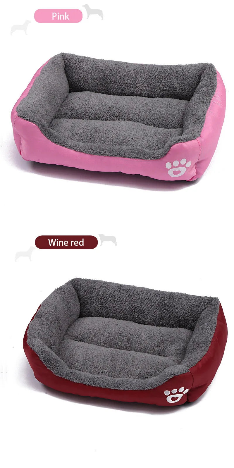 Dog Bed Pets House for Puppy Small Medium Large XXL Supplies Kennel Mat Nesk Sleeping Plush Washable Cat cushion Products indoor