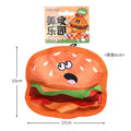 Dog toys that are resistant to biting, grinding teeth, and can relieve boredom with sound simulation, such as hamburgers and fre