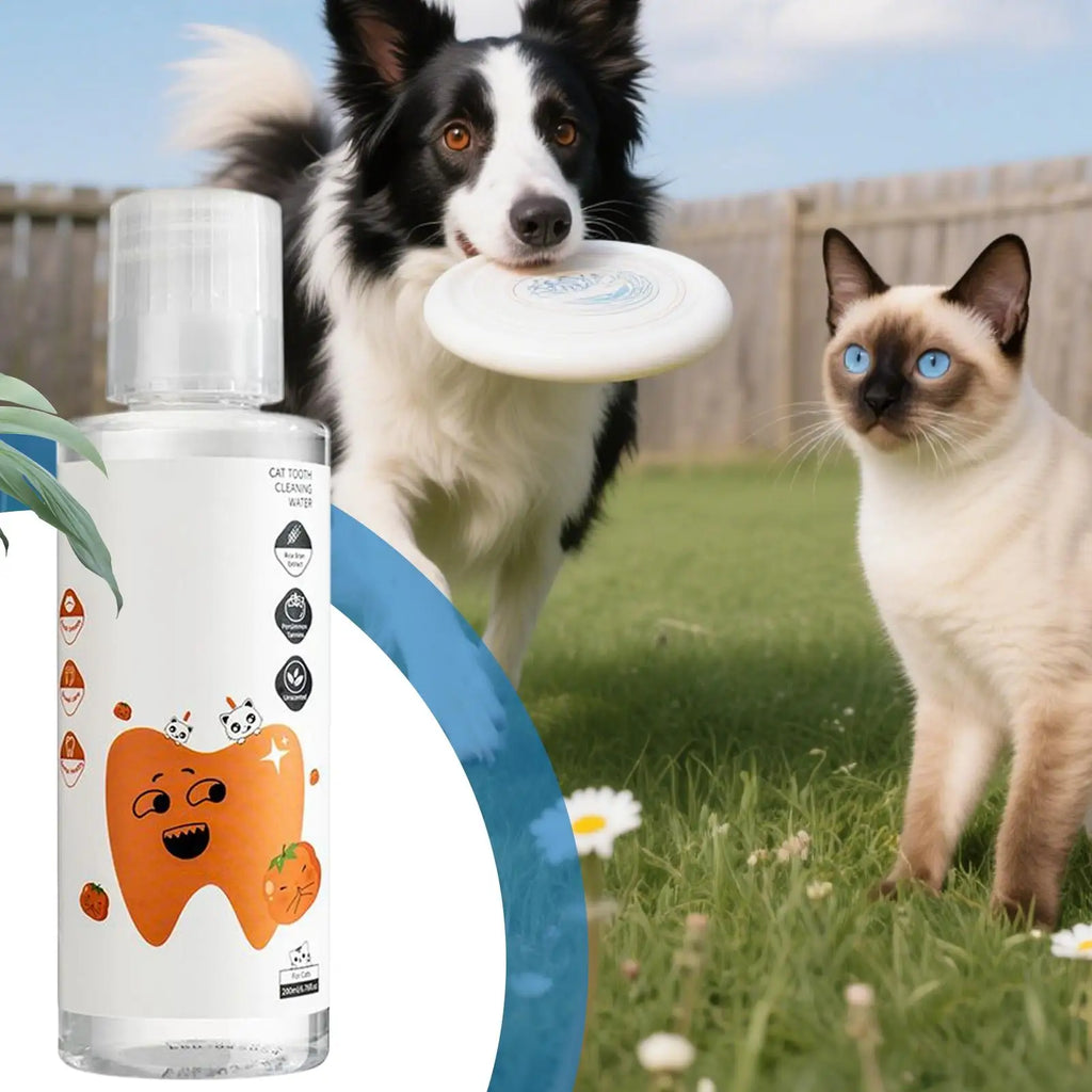 200ml Dog Water Additive For Teeth Care Natural Cat Breath Freshener Solution For Indoor Outdoor Travel Brushing Grooming Health