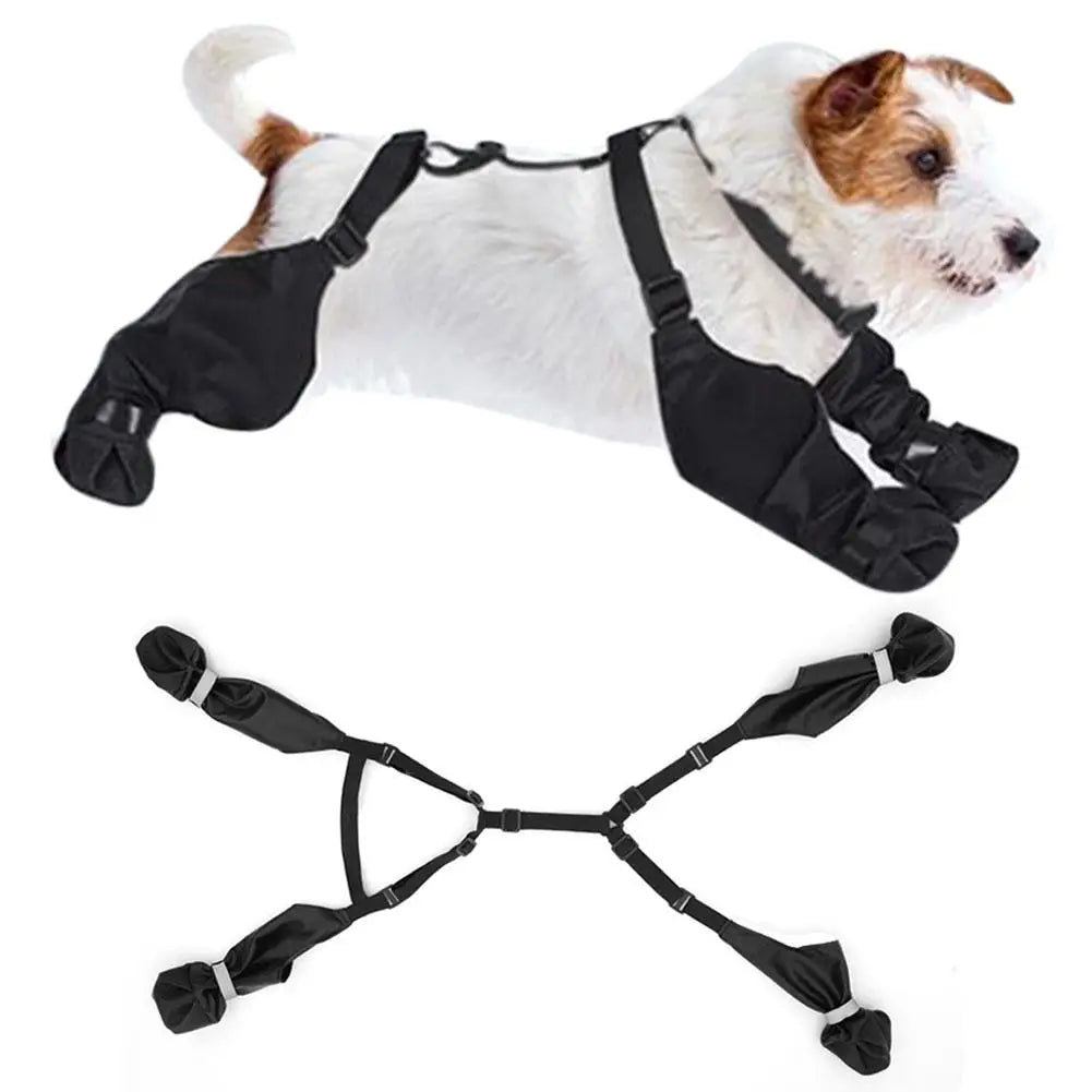 Best Anti-Slip Dog Shoes Pet Paw Protector Dog Rain Outdoor & Suspender Dog Dog Dirty-proof Shoes Anti-fall Booties, Sock S7G9