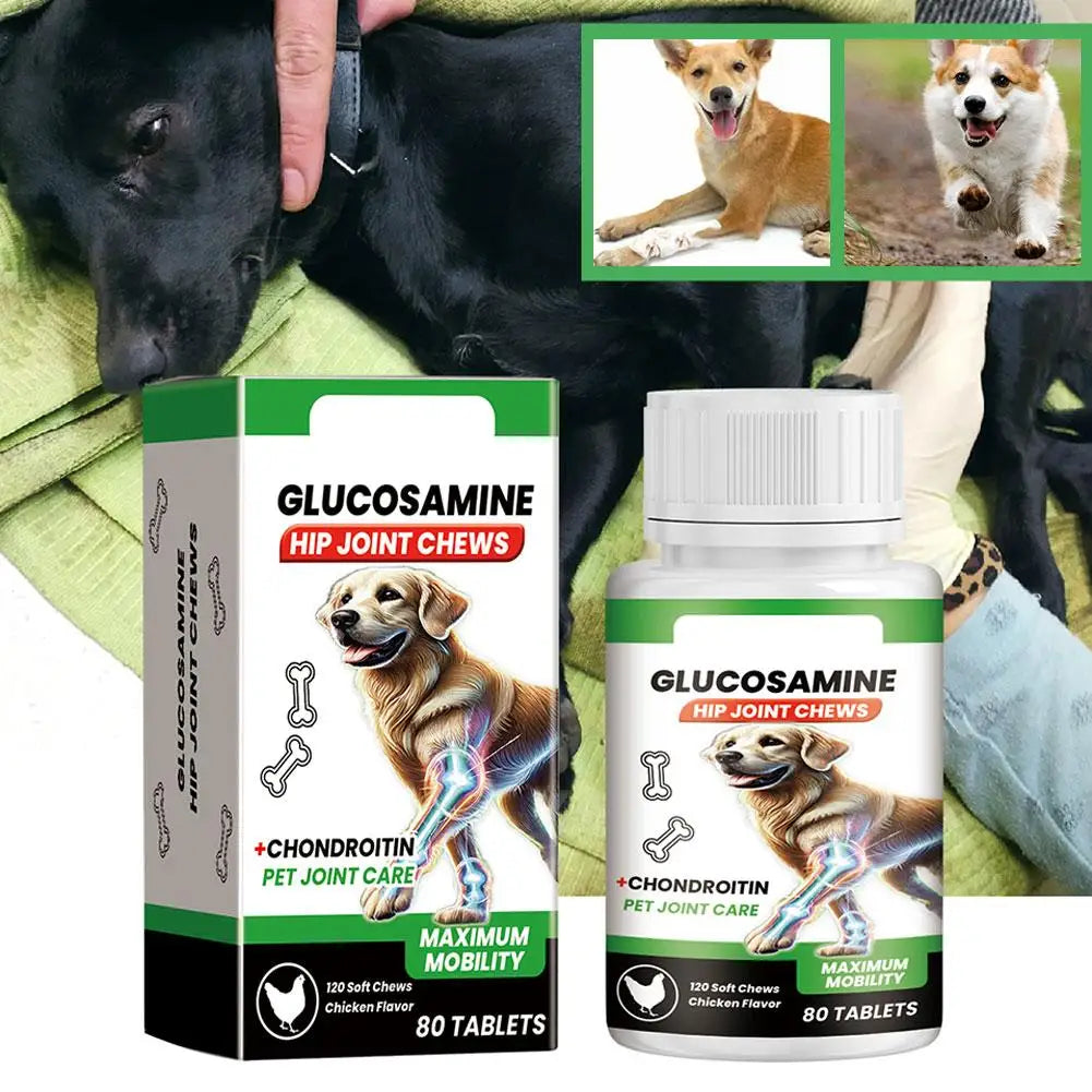 Dog Joint Support Chews Glucosamine Chondroitin Hip Joint Chews For Dogs Mobility Support Enhance Vitality Pet Joint Care