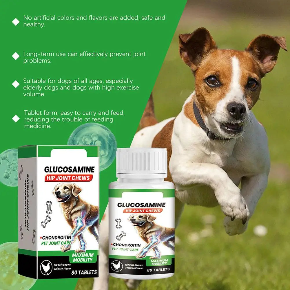 Dog Joint Support Chews Glucosamine Chondroitin Hip Joint Chews For Dogs Mobility Support Enhance Vitality Pet Joint Care