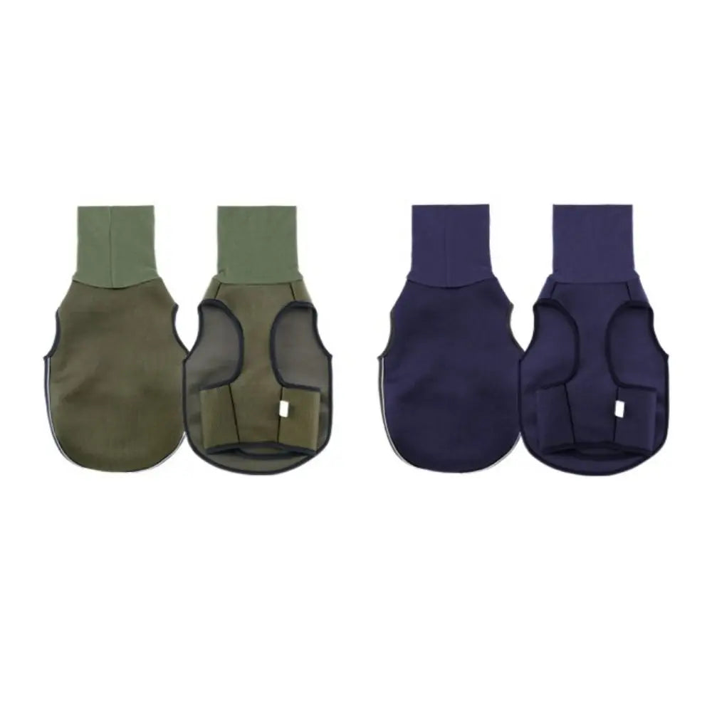 Dog Calming Wrap Elastic Dog Anxiety Vest Reflective Warm Dogs Calming Jacket Windproof with Hoodie Dog Rainy Vest