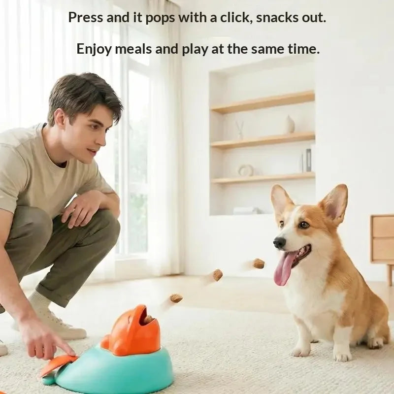 Interactive Dog Puzzle Toys IQ Treat Ball Slow Feeder Pet Training Food Dispenser Funny Feeding Machine for Dogs Cats