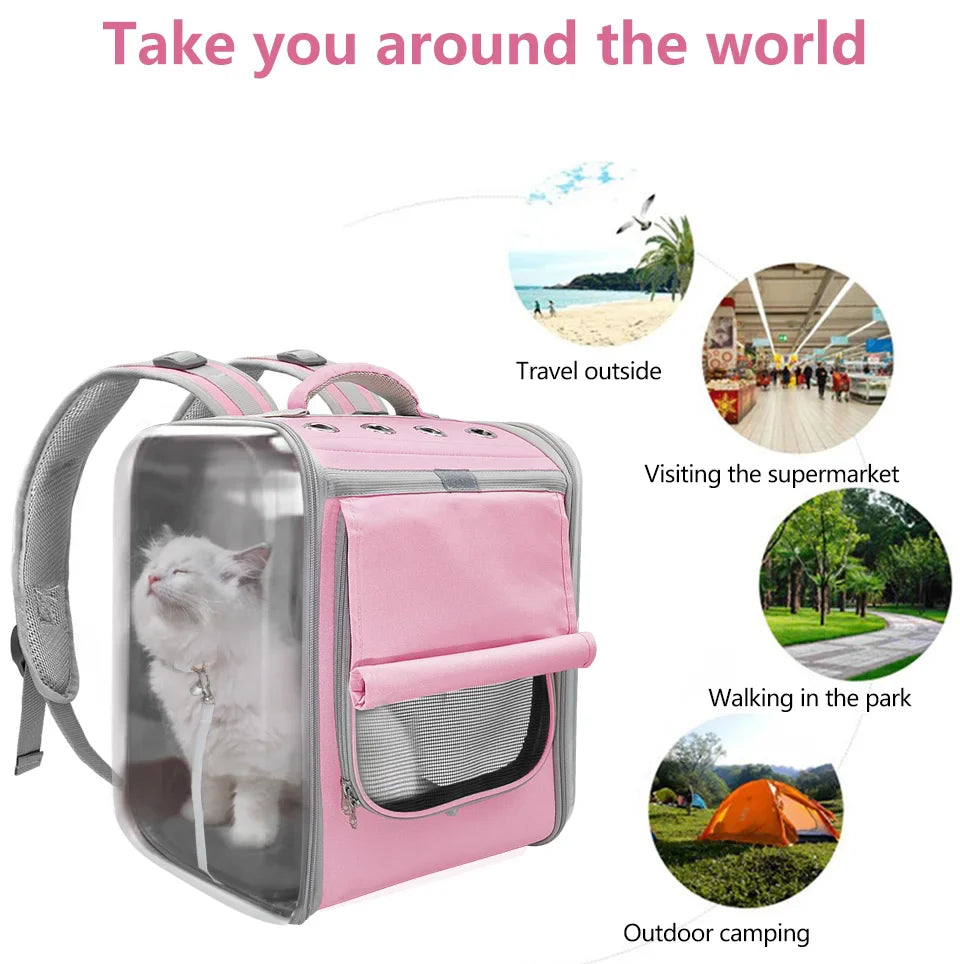 Pet Carrier Backpack Bag Dog Outdoor Travel Bag