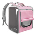 Pet Carrier Backpack Bag Dog Outdoor Travel Bag - Pink / S