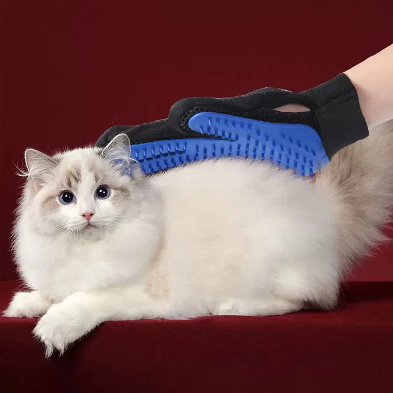 Silicone Deshedding & Massage Brush Mitt | Hair Remover Tool