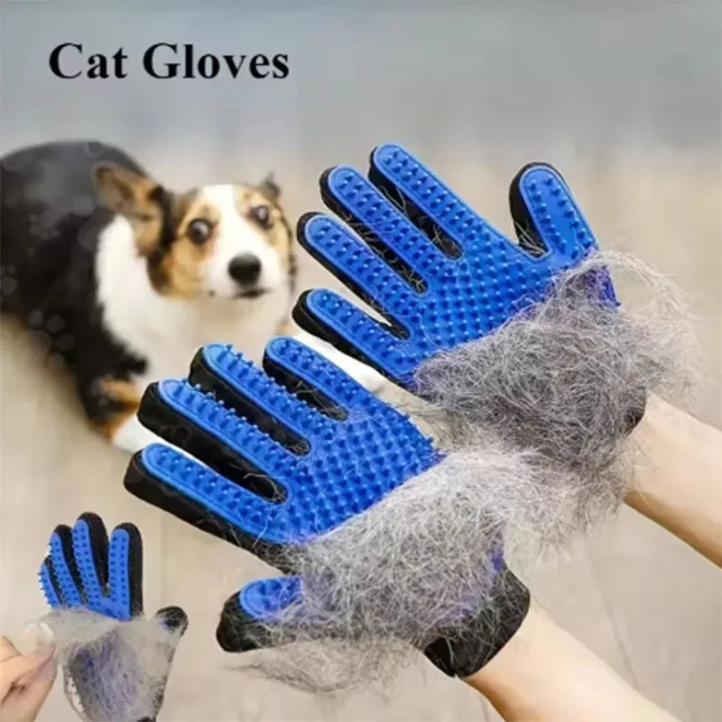 Silicone Deshedding & Massage Brush Mitt | Hair Remover Tool