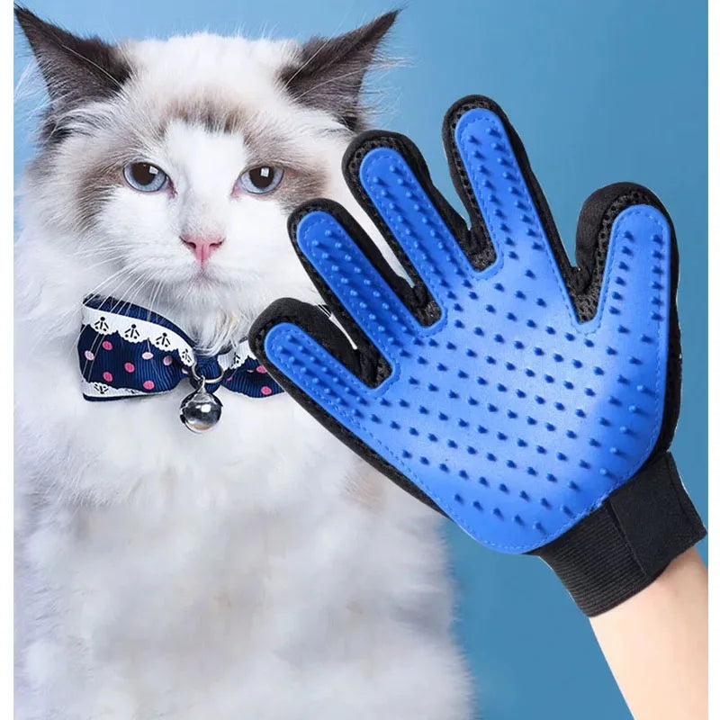 Silicone Deshedding & Massage Brush Mitt | Hair Remover Tool