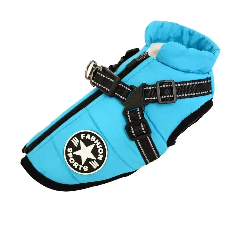 Warm Waterproof Winter Coat for Small Medium & Large Dogs